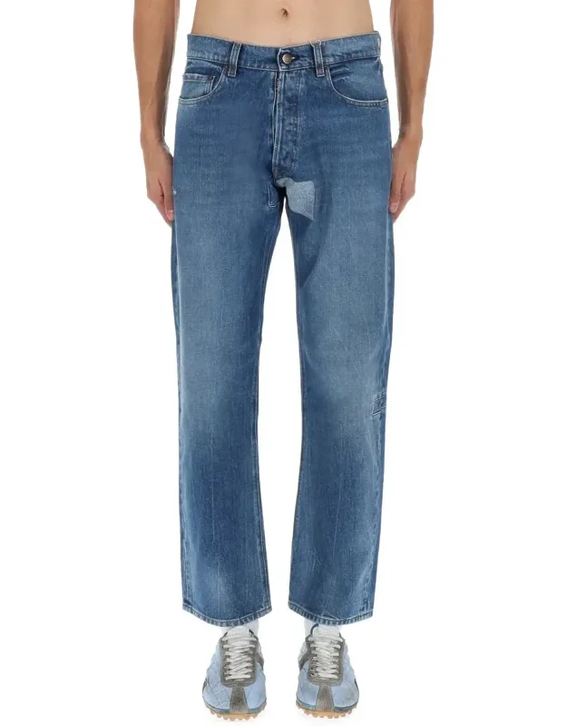 Jeans With Shelter Detail