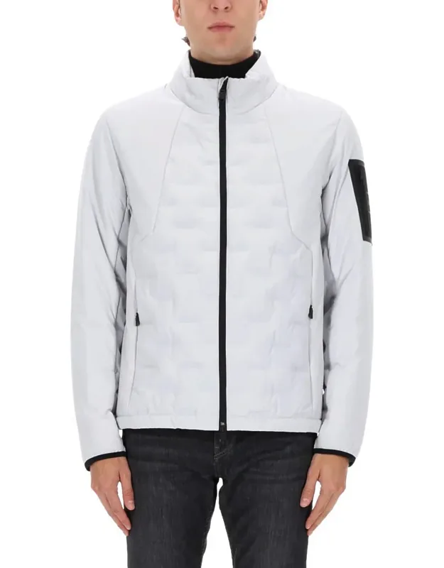 "down Hybrid Jacket - 100% Polyester"