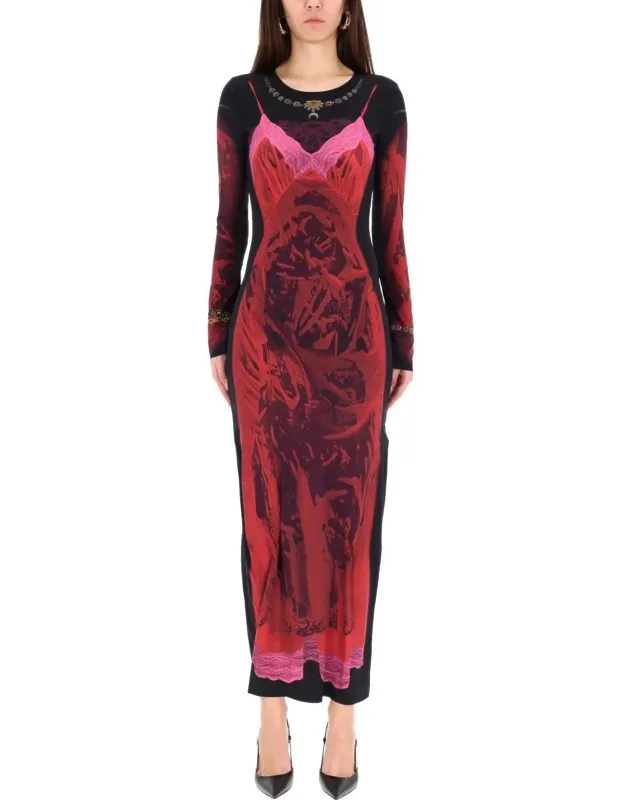 "wet Nuisette Midi Dress - 86% Polyamide, 14% Elastane"