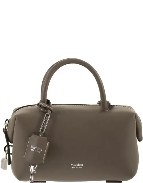 Holdalls - Small Natural Leather Satchel