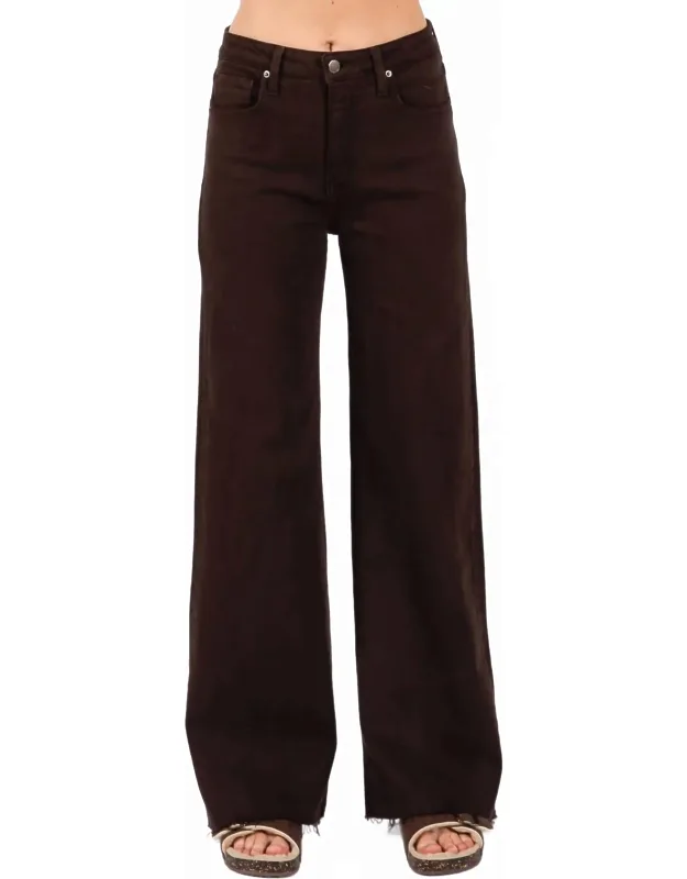 A Line Wide Scissor Cut Jeans