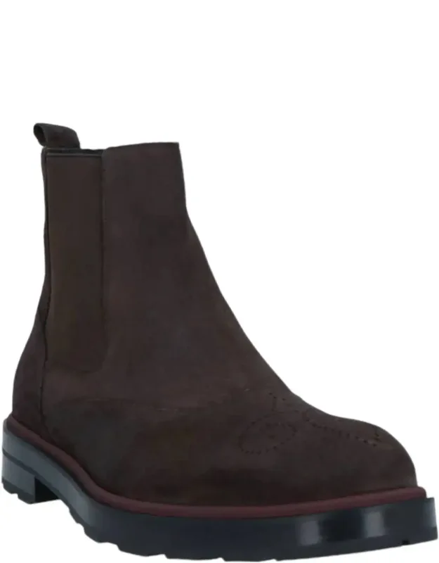 Corad Bovine Suede Leather Chelsea Boots