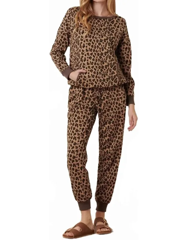 Leopard Jogger Pants