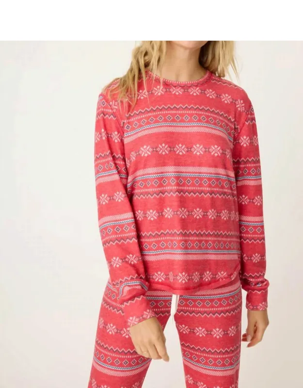 Snowflake Kisses Pajama Set