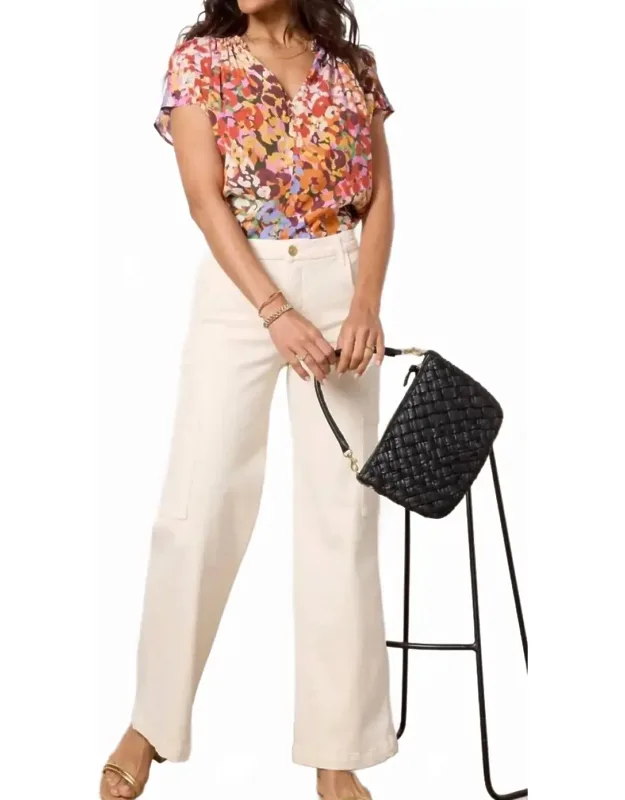High Rise Wide Leg Pants
