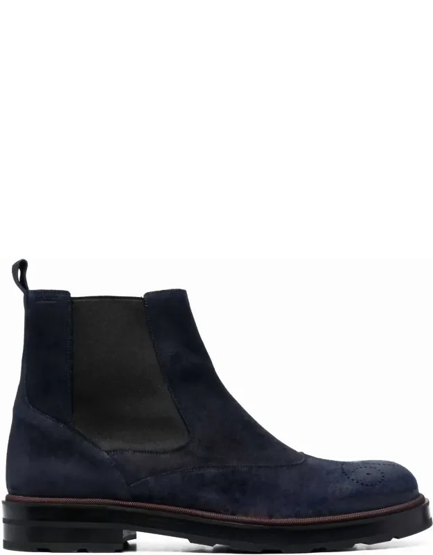 Corad Bovine Suede Leather Chelsea Boots