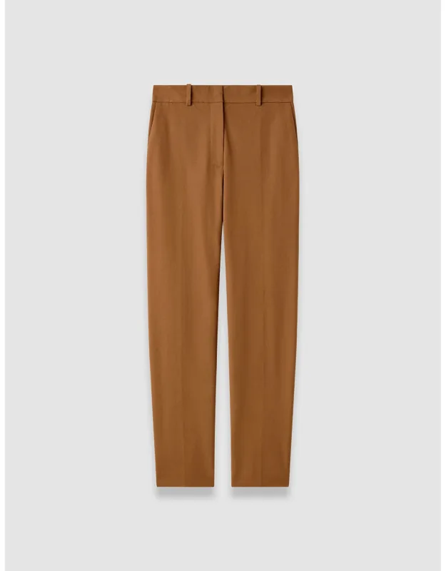 Long Gabardine Stretch Trousers