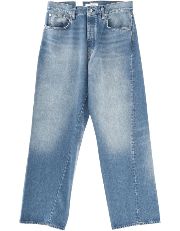 "wide Twist Jeans Made In Tunisia"