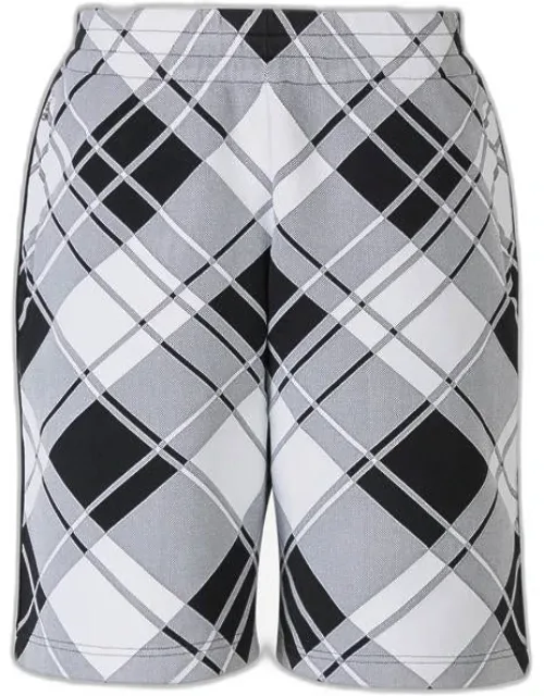 Checkered Bermuda Shorts