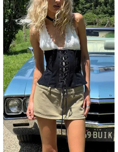 Dreamfields Lace Up Corset Top