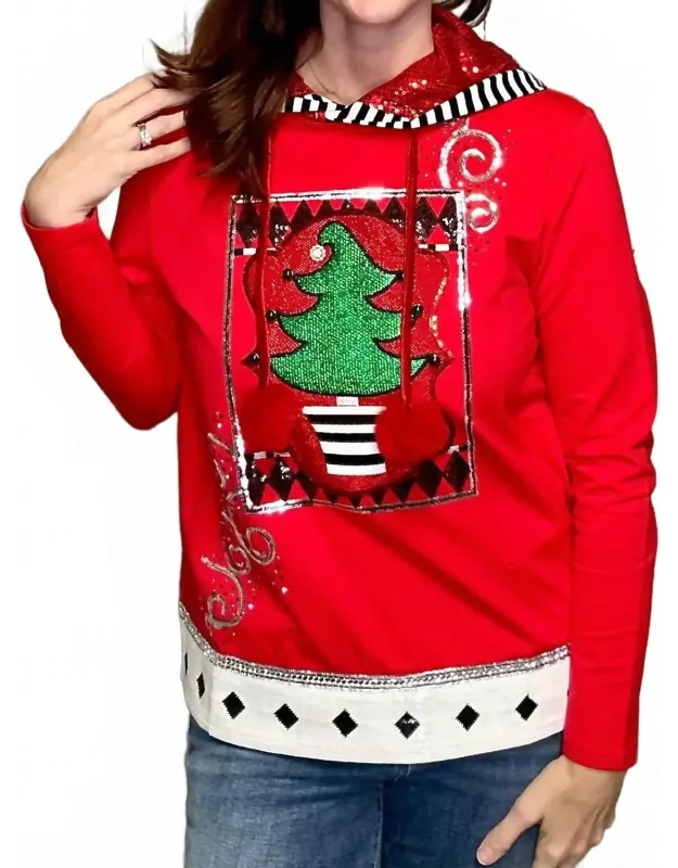 Polka Dot Tree Fun Hoodie