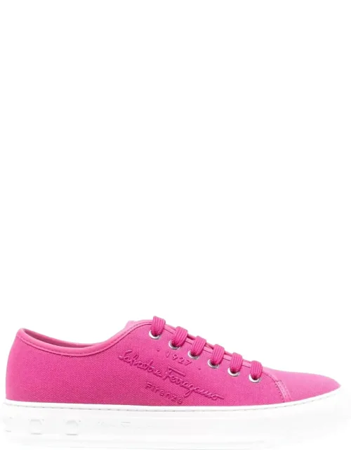 Logo-embossed Low Top Sneakers