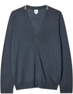 Washable Wool 'signature Stripe' Cardigan