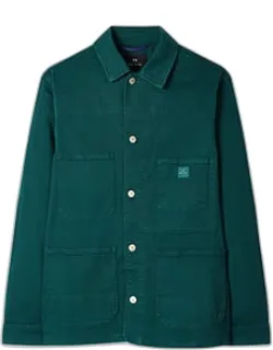 Garment-dyed Denim Work Jacket