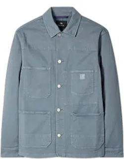 Garment-dyed Denim Work Jacket