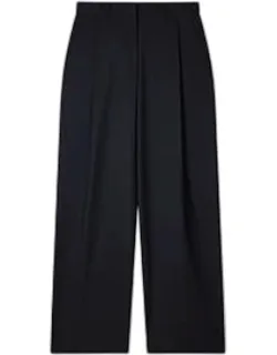 A Suit To Travel In - Pleated Wide Leg Trousers