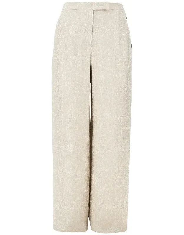Laminated Viscose Pants