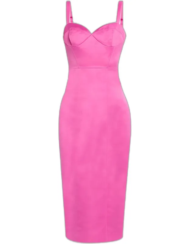 Satin Midi Dress