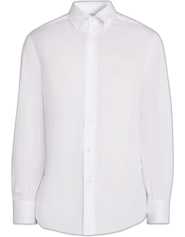 Twill Classic Fit Button-down Shirt