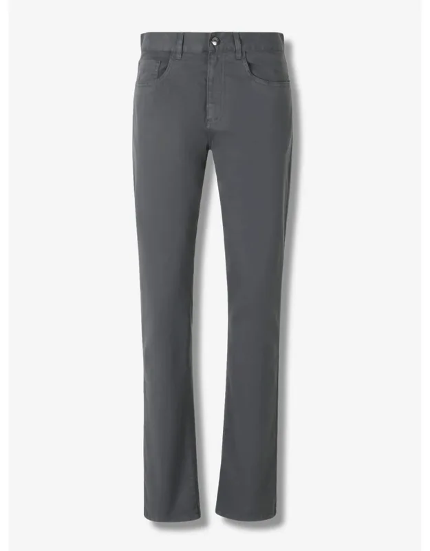 Flared Jeans With High-quality Cotton Blend And Modern Flared Hem