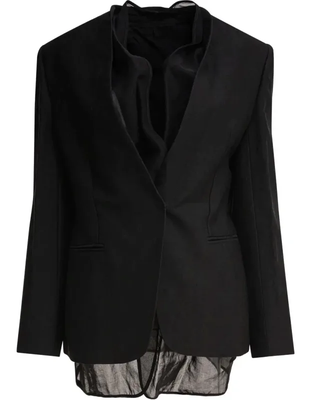 Blazer With Integrated Tank Top