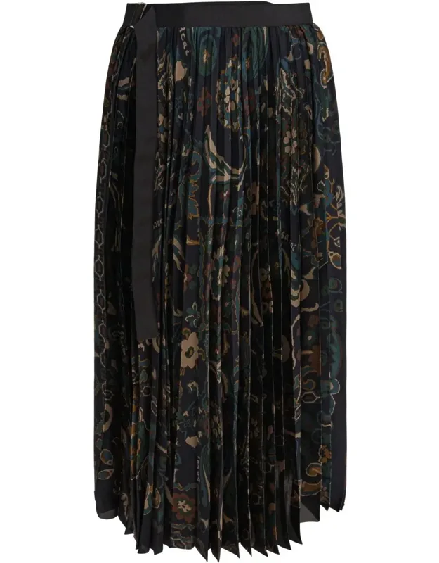 Floral Print Skirt