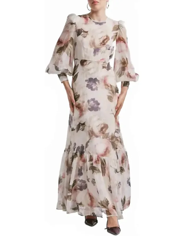 Organza Maxi Dress