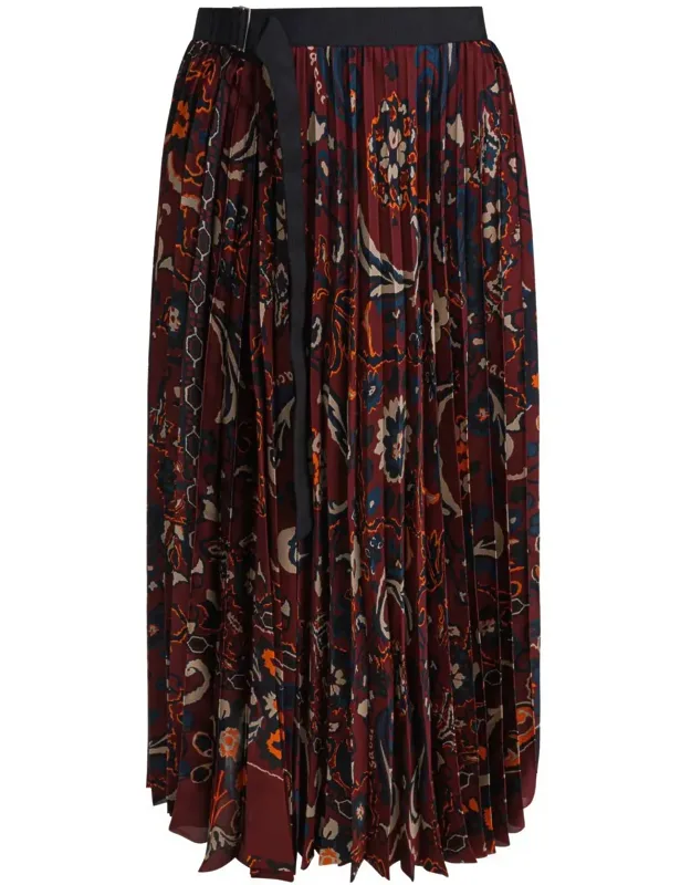 Floral Print Skirt