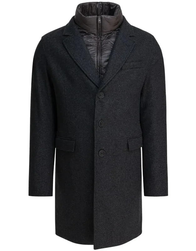 Wool Coat With Vest