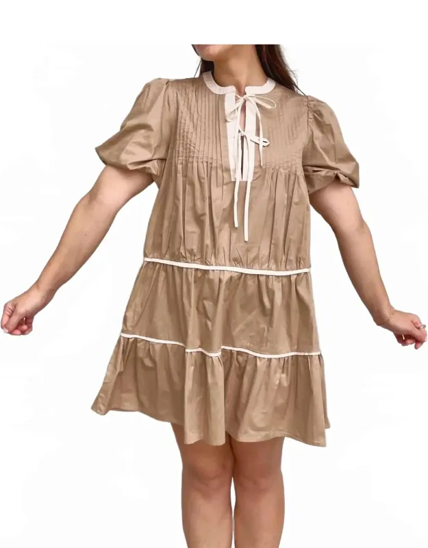 Tiered Mini Dress
