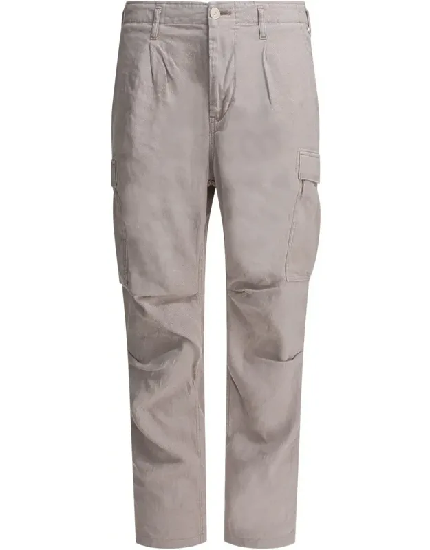 Linen-blend Cargo Pants