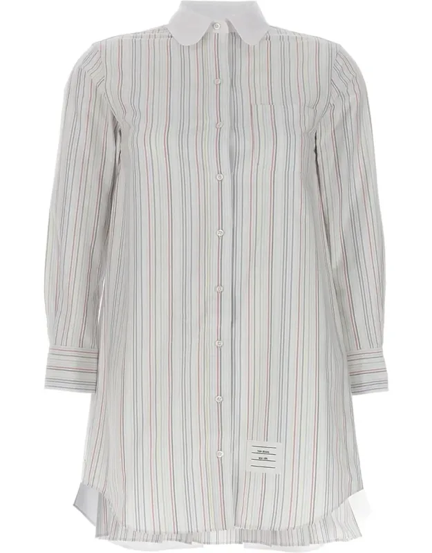 Striped Shirt Dress