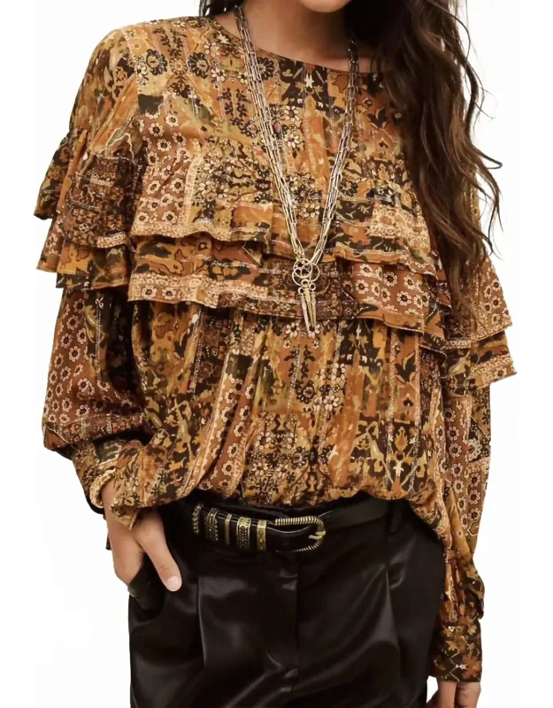 Pixie Round Neck Blouse