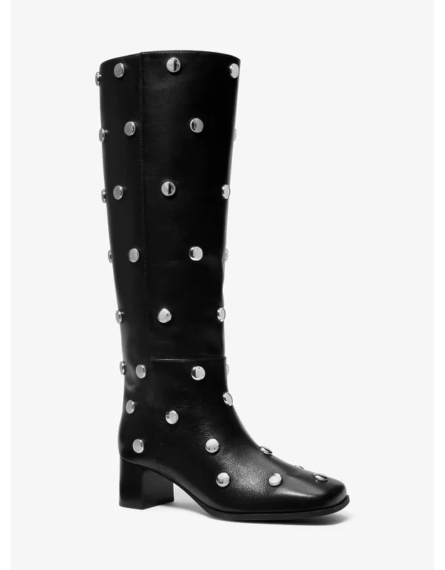 Flex Studded Leather Boot