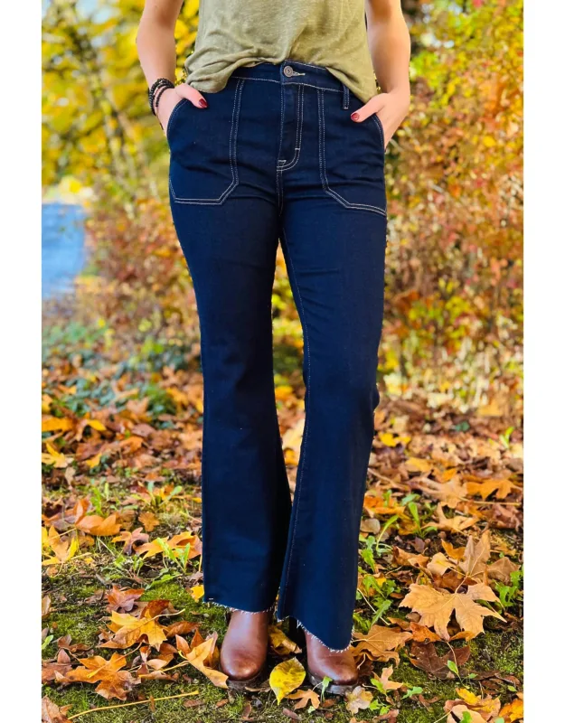 Happi Flare Utility Pocket Jeans