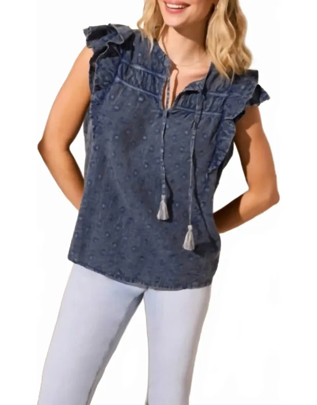 Frill Sleeve Blouse