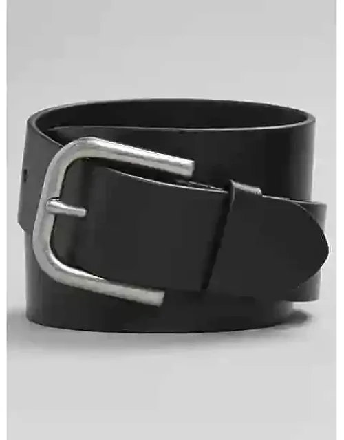 Raw Edge Leather Jean Belt