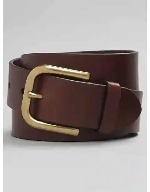 Raw Edge Leather Jean Belt