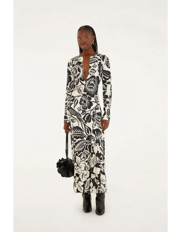 Off-white Maxi Dress