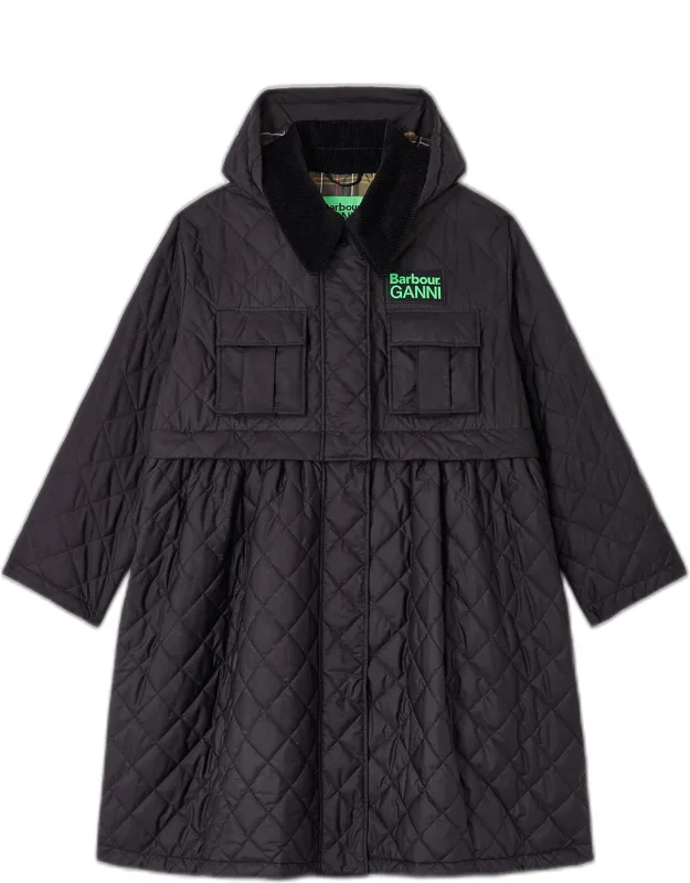 Quilted Long Coat