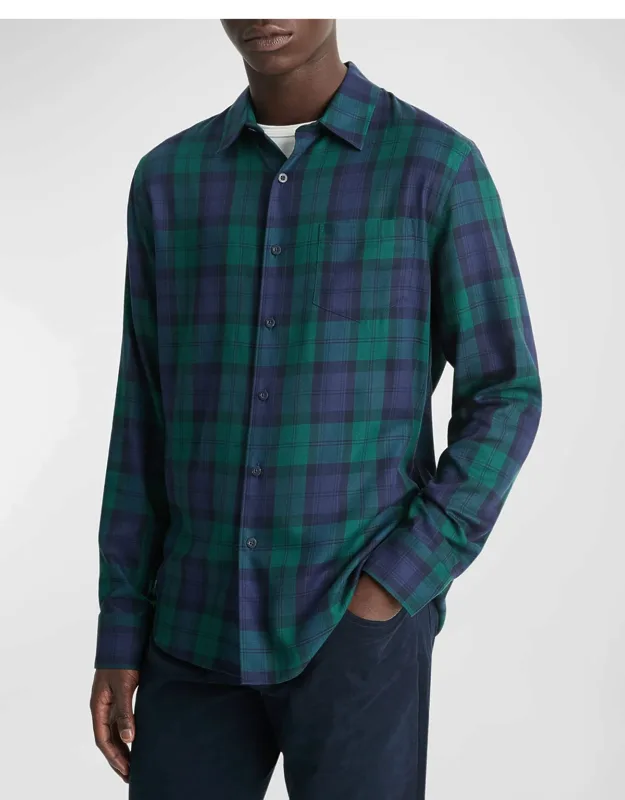 Castaic Plaid Sport Shirt