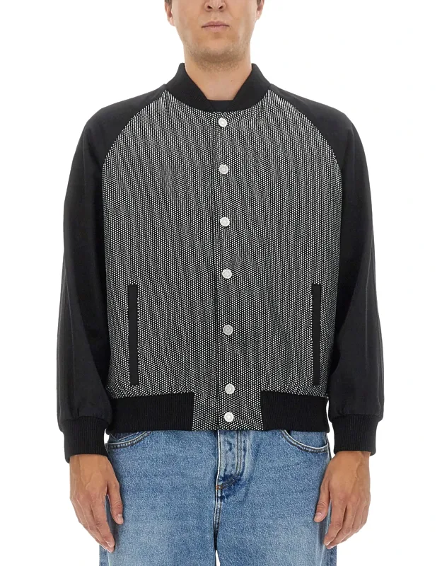 Bomber Jacket With Logo