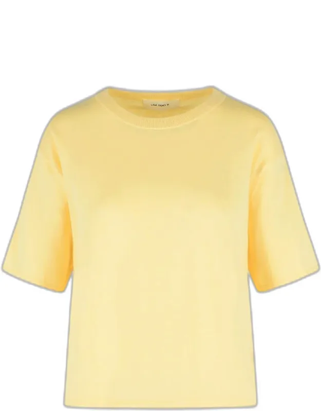 Rubie Cotton And Lemon Cashmere T-shirt