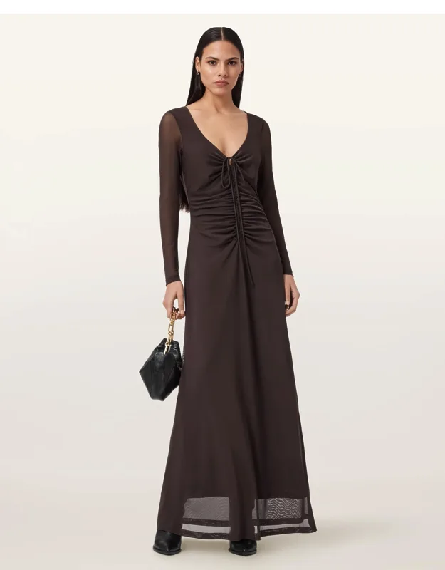 Gabby Mesh Maxi Dress