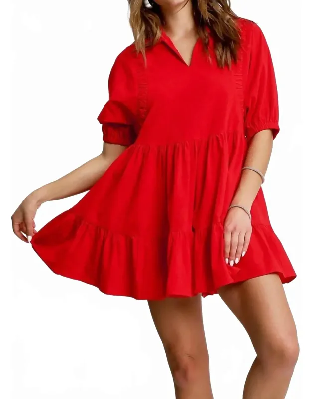 Tiered Babydoll Dress