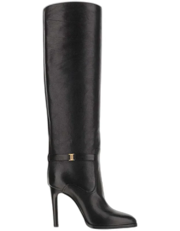 Diane Grained Leather Boots