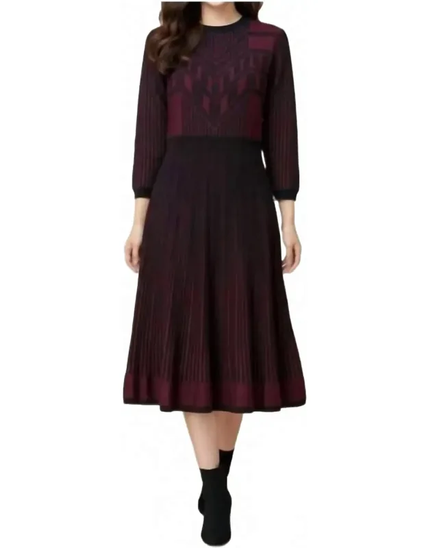 Textured Knit Dress