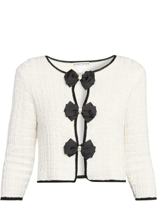 Akira Bow Knit Cardigan