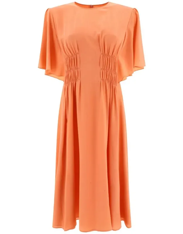 Draped Midi Dress