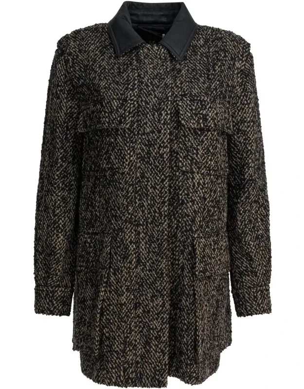 Tweed Wool Coat